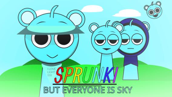 Sprunki But Everyone Is Sky
